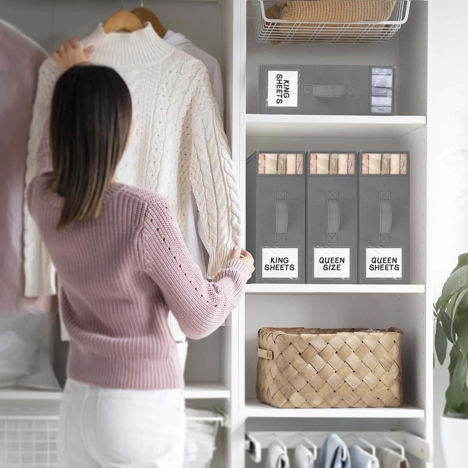 StorageTastic in a styled bedroom showing tidy linens and organized space benefit