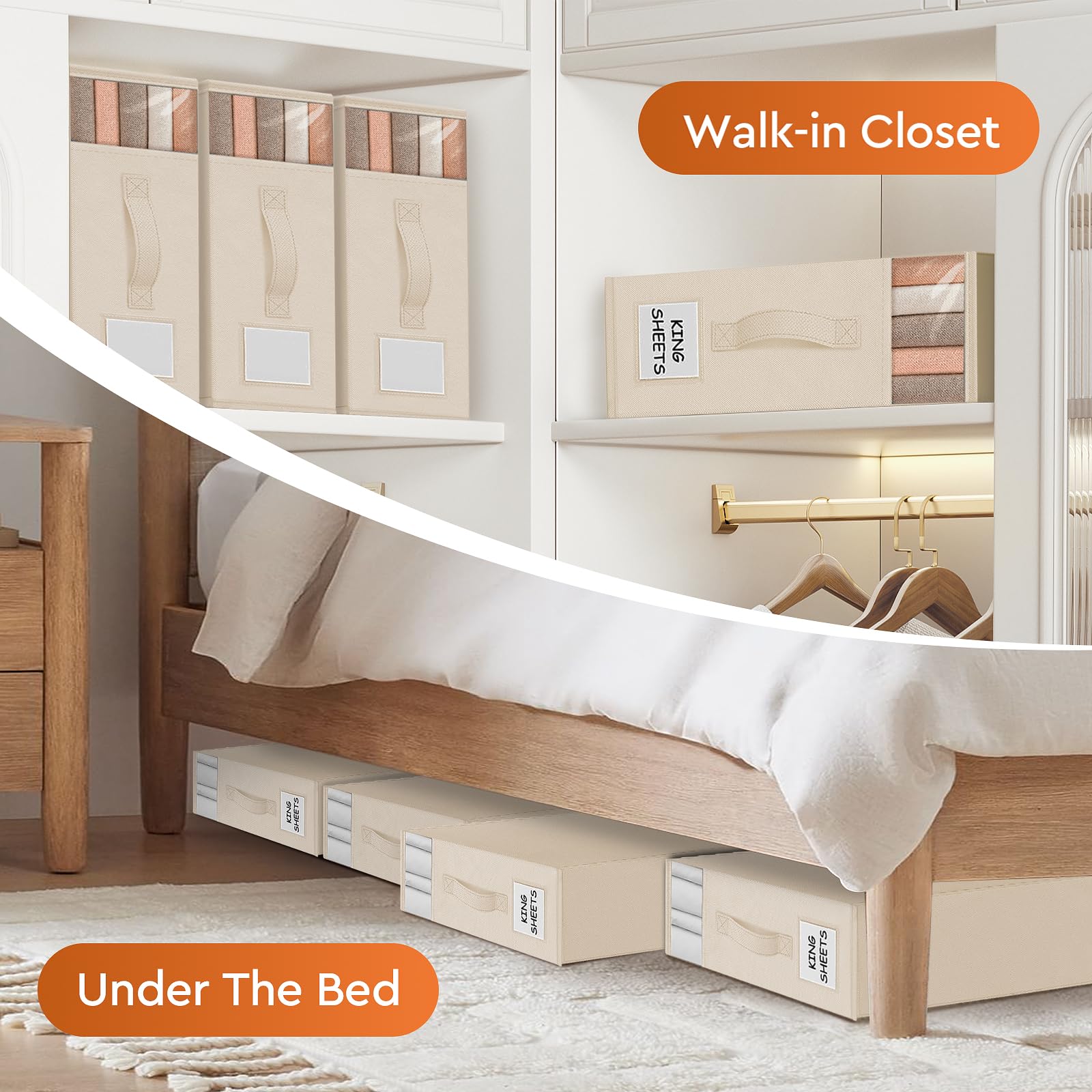 StorageTastic stored under bed saving floor and closet space