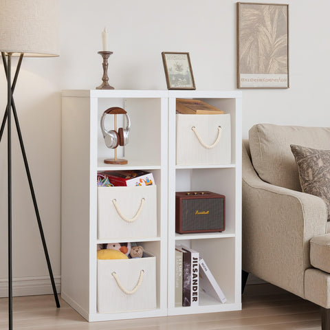 StorageWorks bin on shelf demonstrating neat organization and space-saving