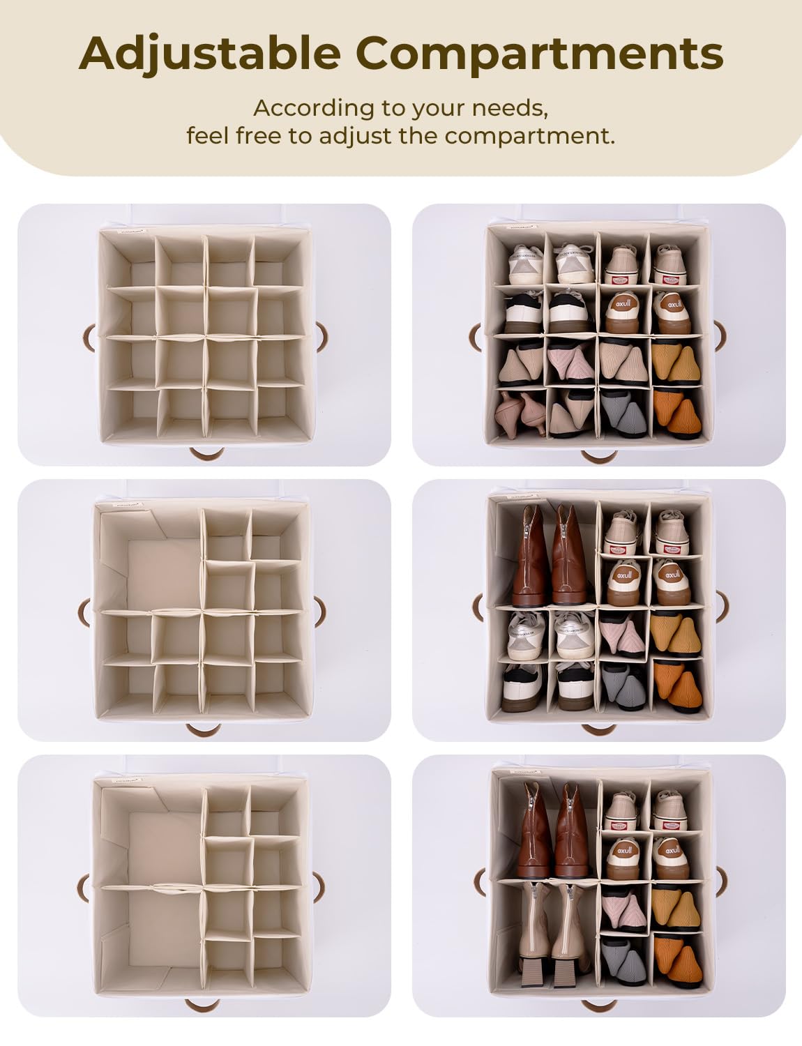 StorageWorks box placed in a closet to maximize shelf organization