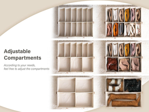 StorageWorks clear top window revealing shoes inside for quick identification