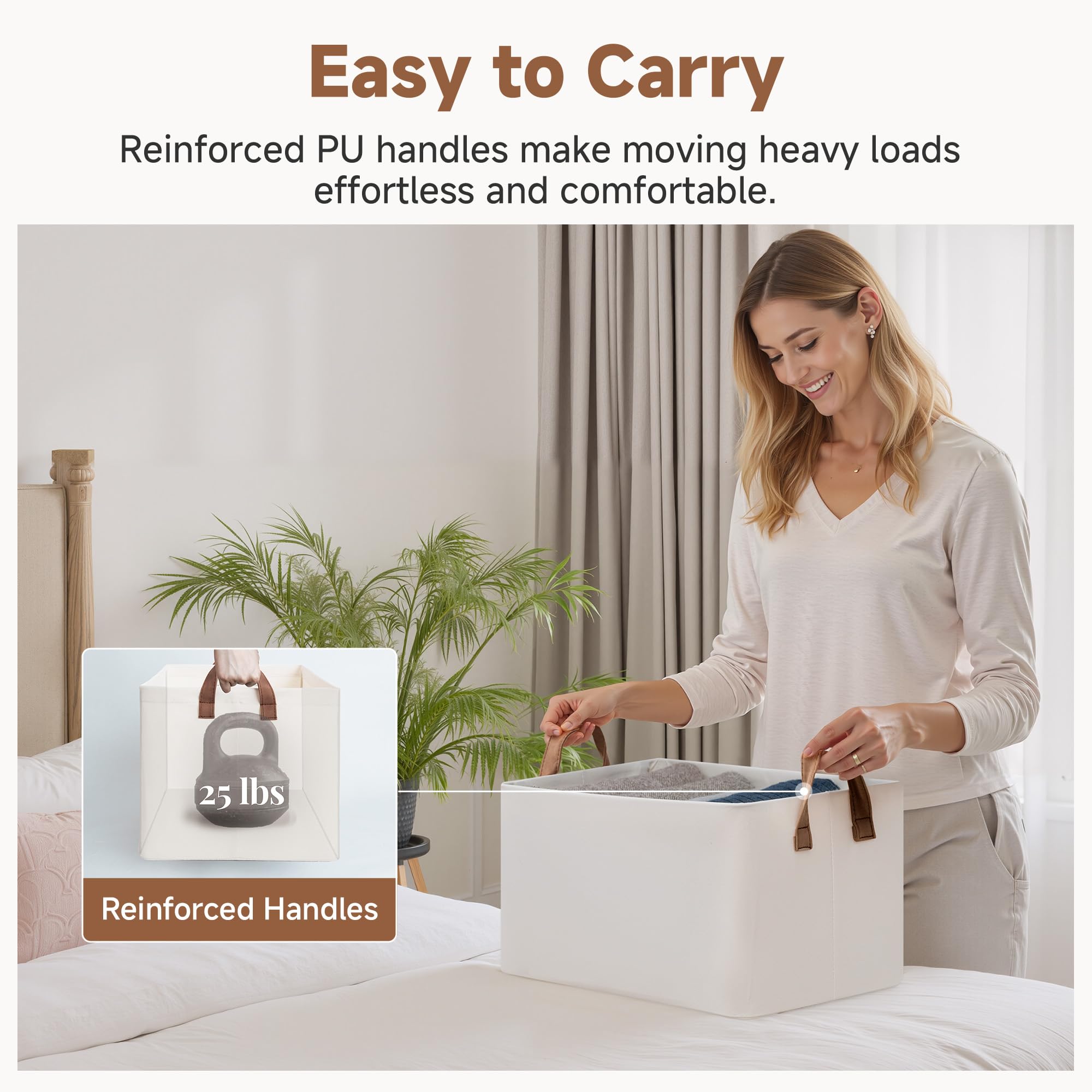 StorageWorks collapsed flat showing folded bins for compact storage benefit