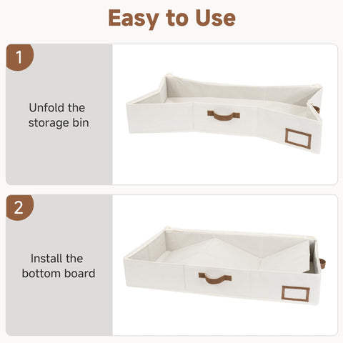 StorageWorks folded flat for storage showcasing compact, space-saving portability