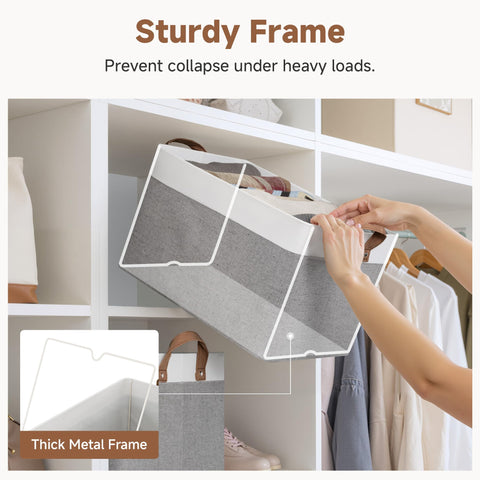 StorageWorks PU riveted handles detail for easy carrying and strength