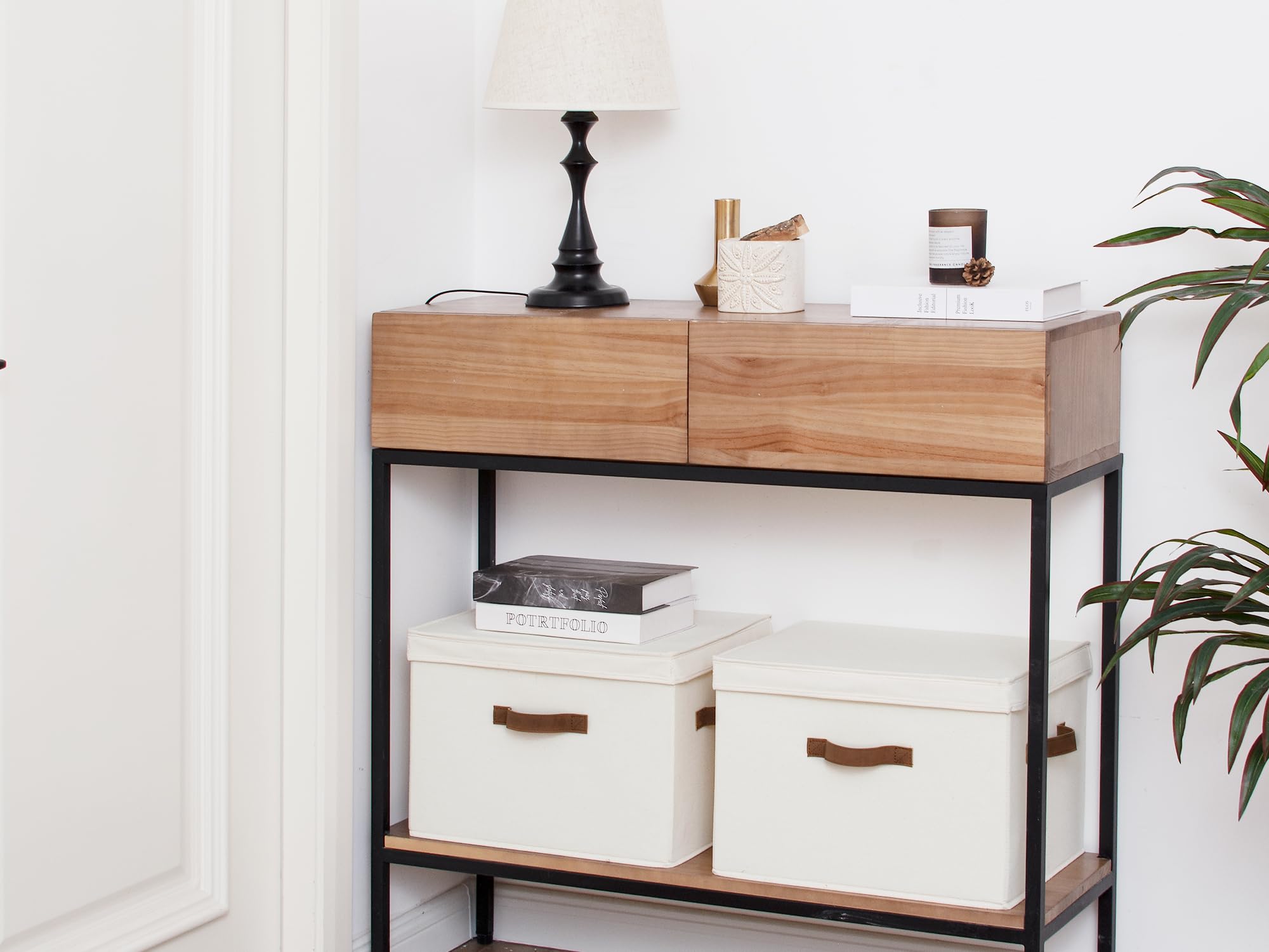 StorageWorks displayed on a closet shelf to maximize vertical storage
