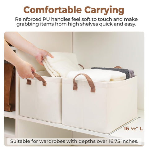 StorageWorks lifestyle shelf with baskets creating tidy living room organization