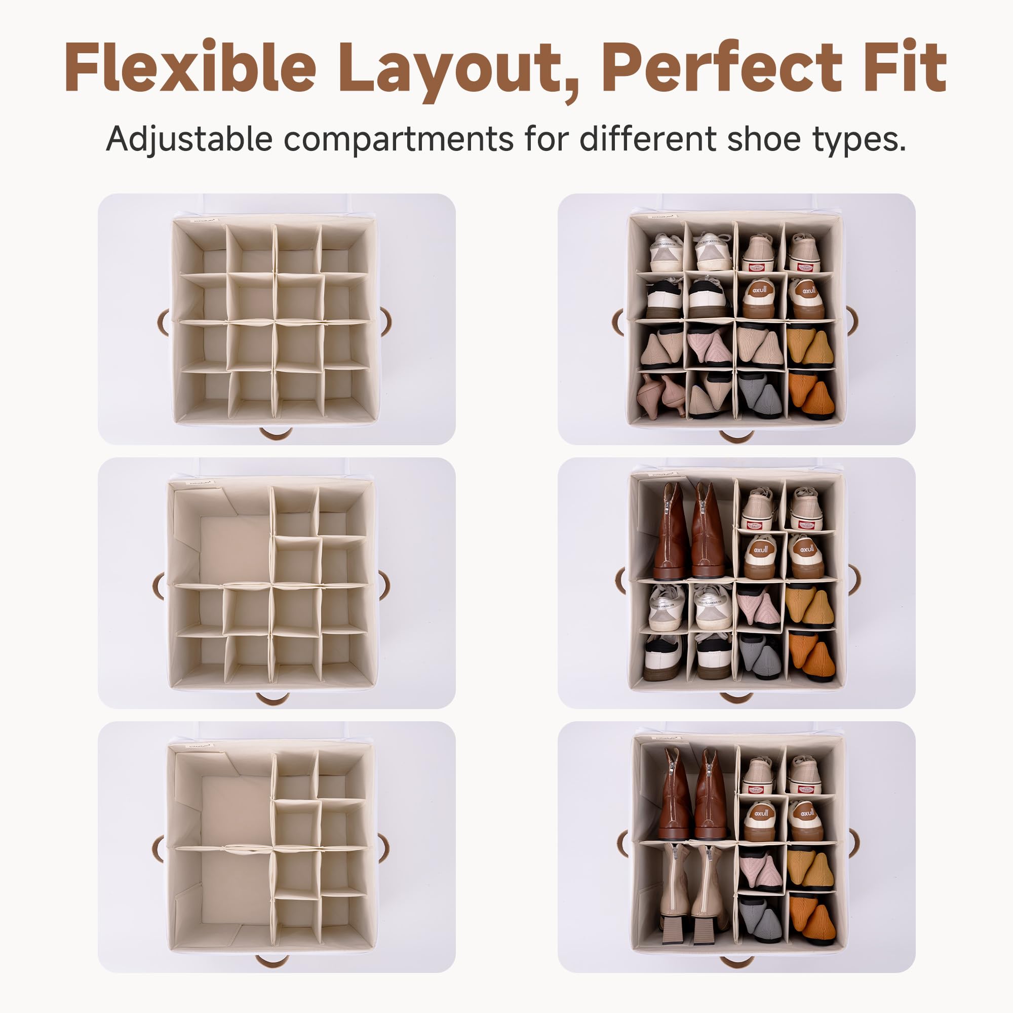 StorageWorks multi-shoe arrangement highlighting capacity and seasonal rotation ease