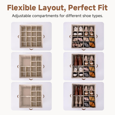 StorageWorks multi-shoe arrangement highlighting capacity and seasonal rotation ease