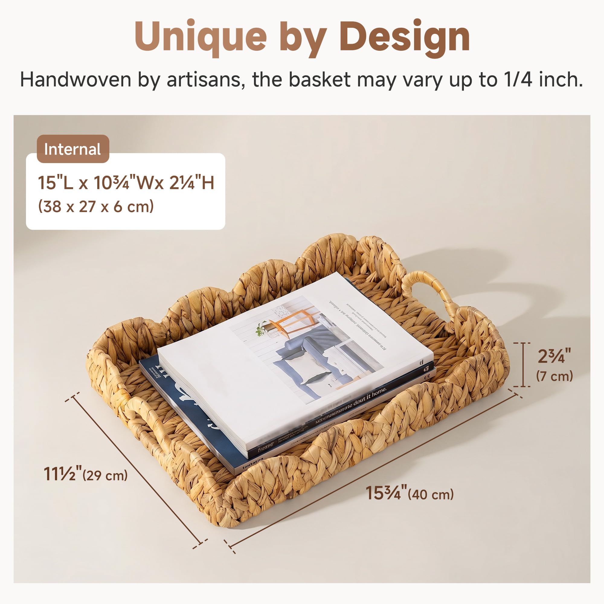 StorageWorks tray on dining table providing stylish centerpiece and serving surface