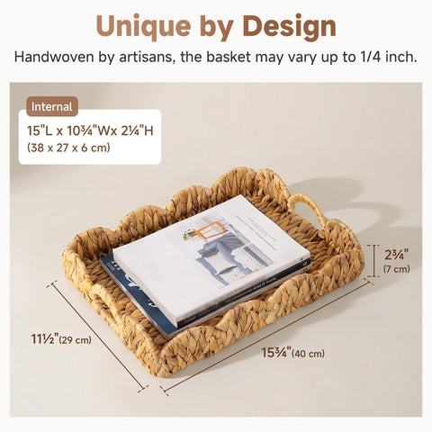 StorageWorks tray on dining table providing stylish centerpiece and serving surface
