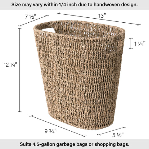 StorageWorks close-up of wicker weave highlighting natural texture and durable finish