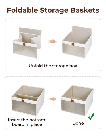 StorageWorks next to folded towels to show size and generous interior capacity