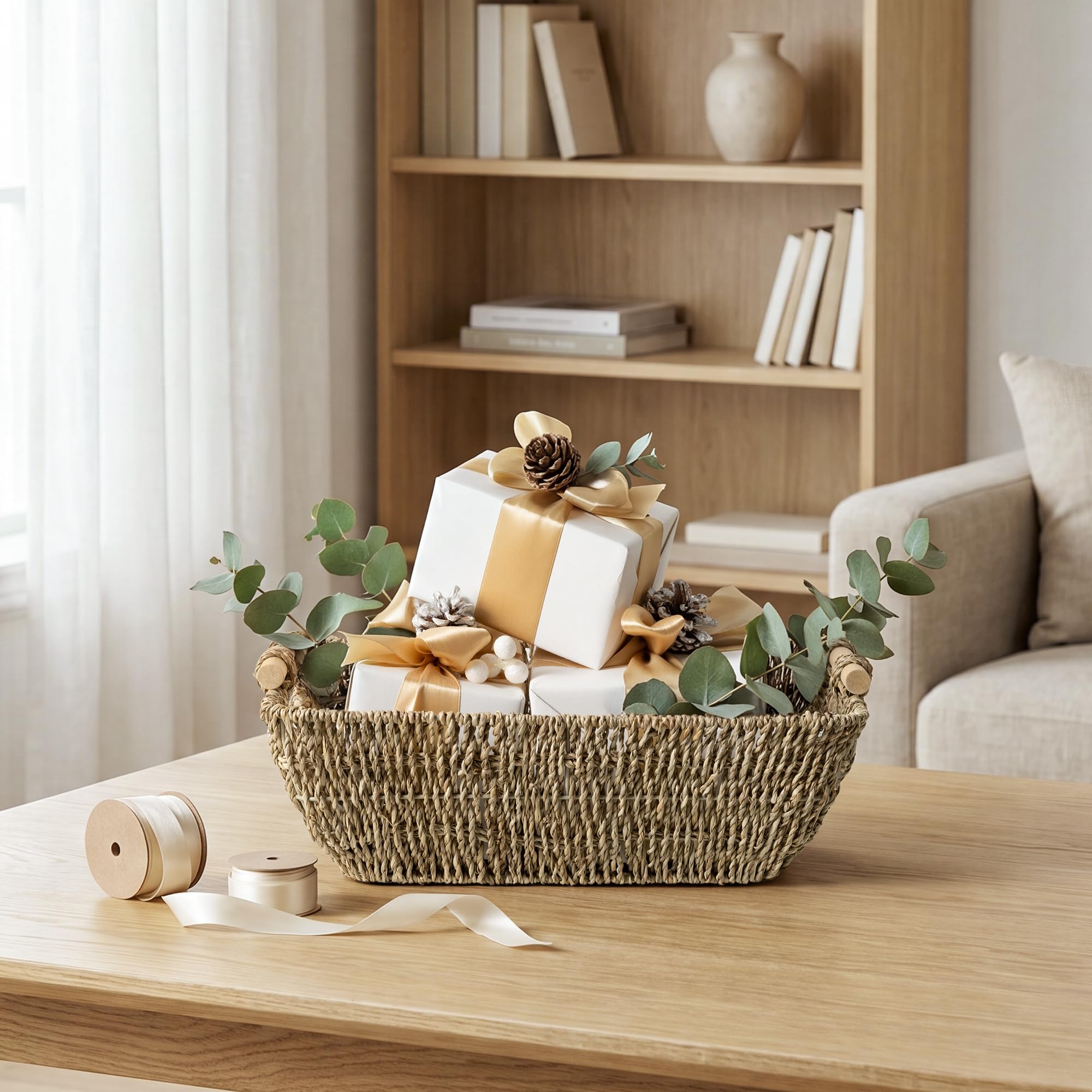 StorageWorks stacked baskets, flexible multi-basket organization benefit