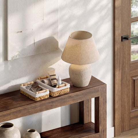 StorageWorks baskets styled in bathroom showing decor and function