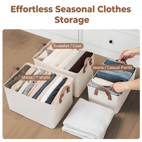 StorageWorks fabric texture close-up highlighting durable, neutral finish