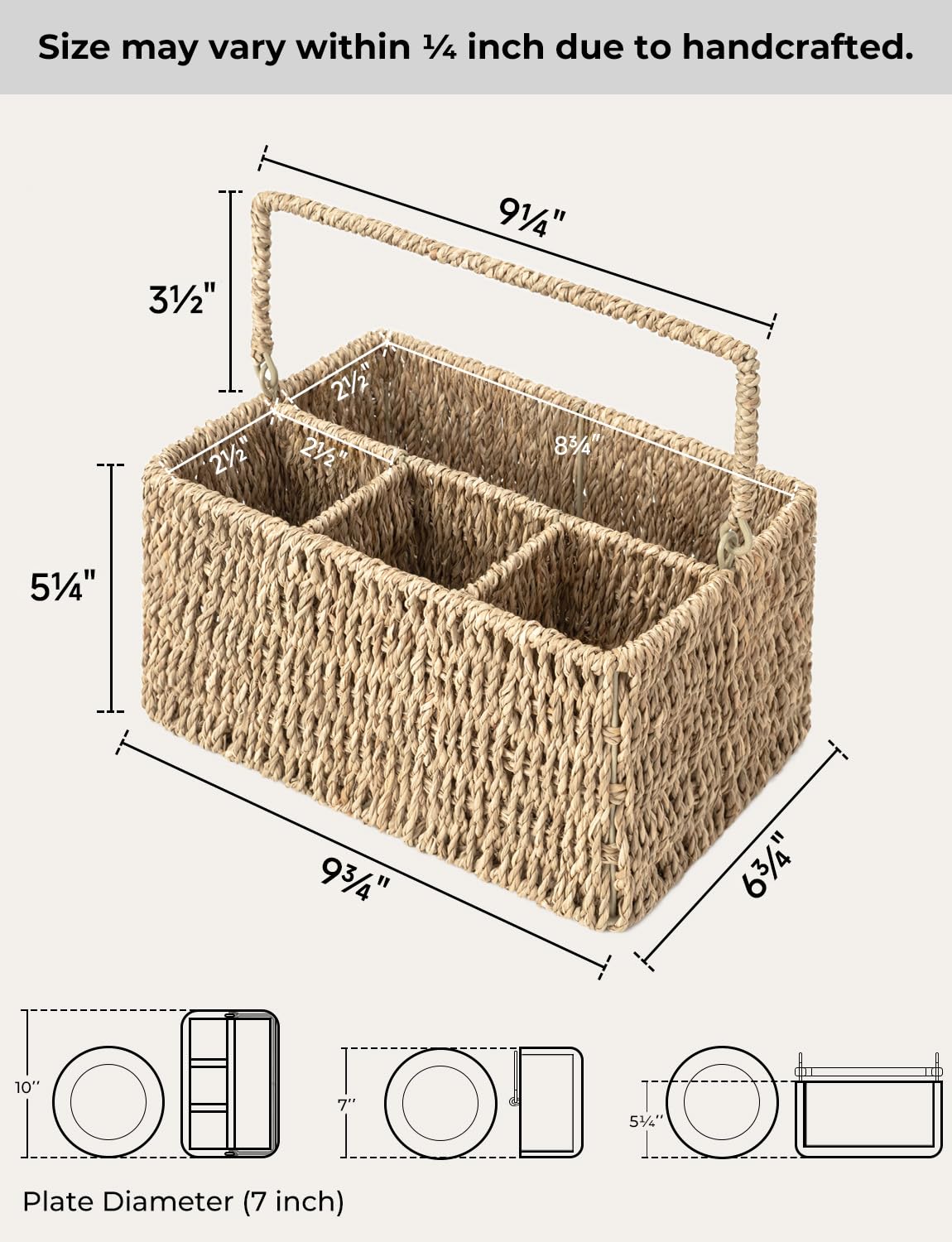 StorageWorks top-down view showing four compartments for quick sorting benefit