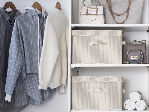 StorageWorks underbed placement storing seasonal clothes and saving space
