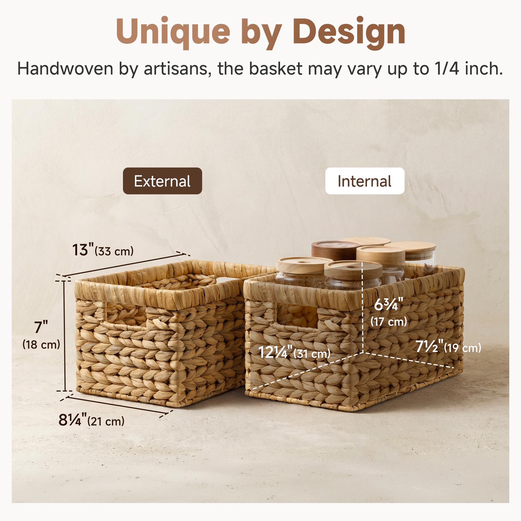 StorageWorks baskets filled on a shelf demonstrating organized storage and easy access