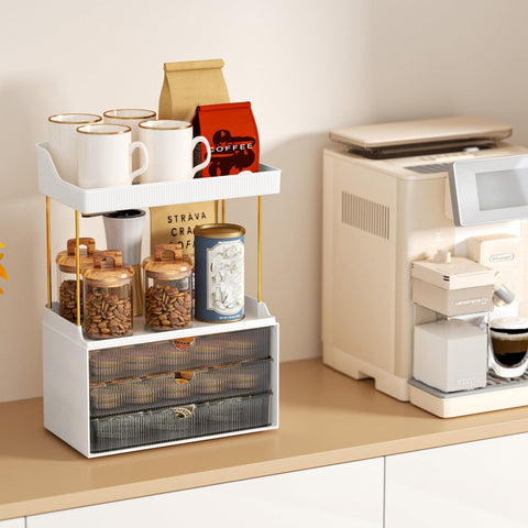StorBin non-slip pad under base providing stable countertop placement