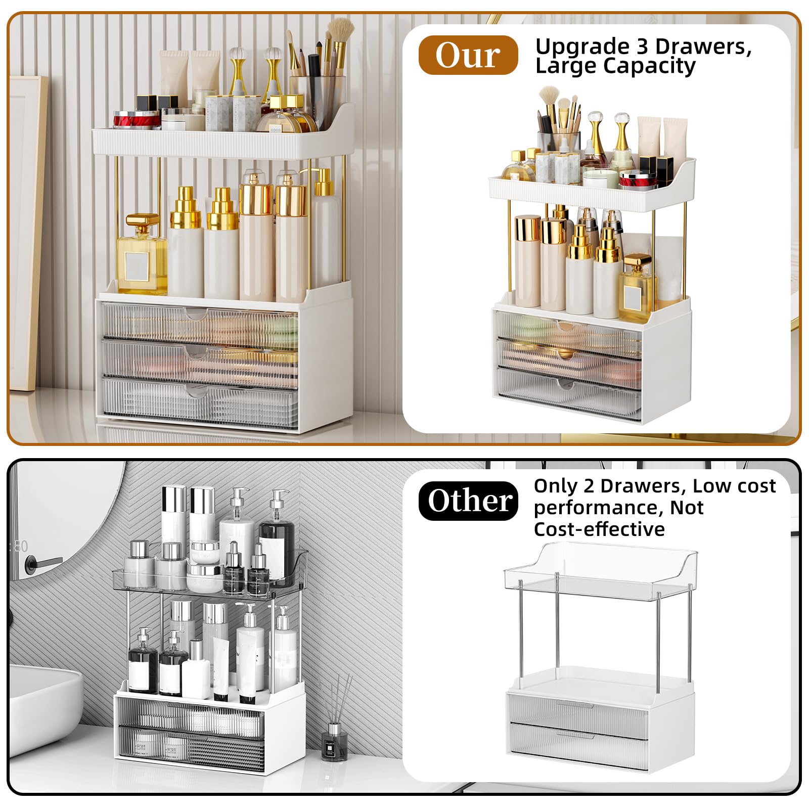 StorBin close-up of drawer rail illustrating smooth glide and easy access