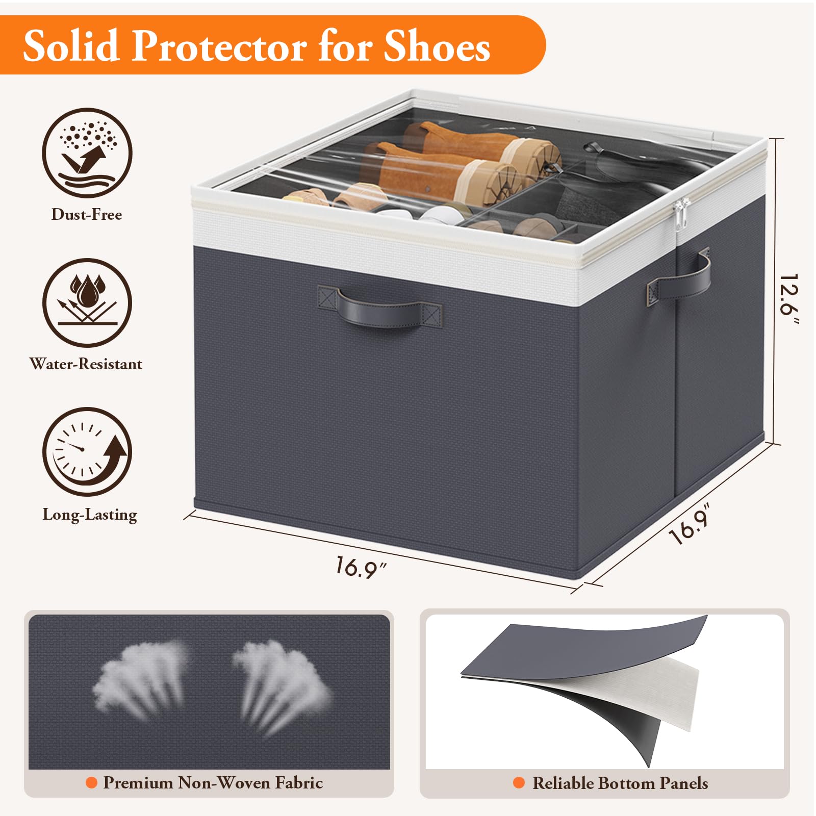 StoreHappily folded flat for compact storage and space-saving benefit