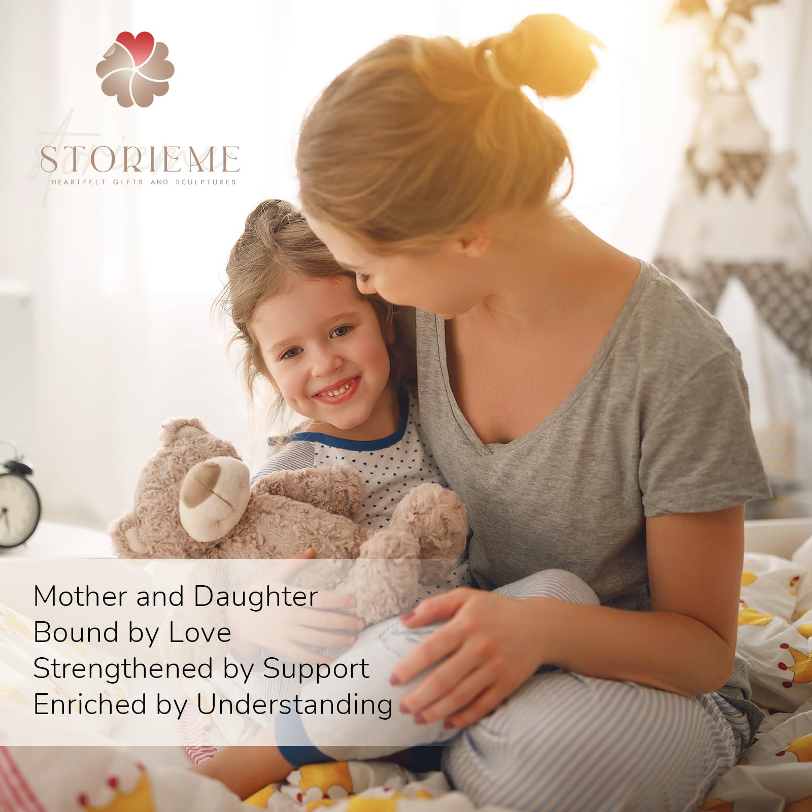 Storieme back view revealing silhouette and neutral decorative fit