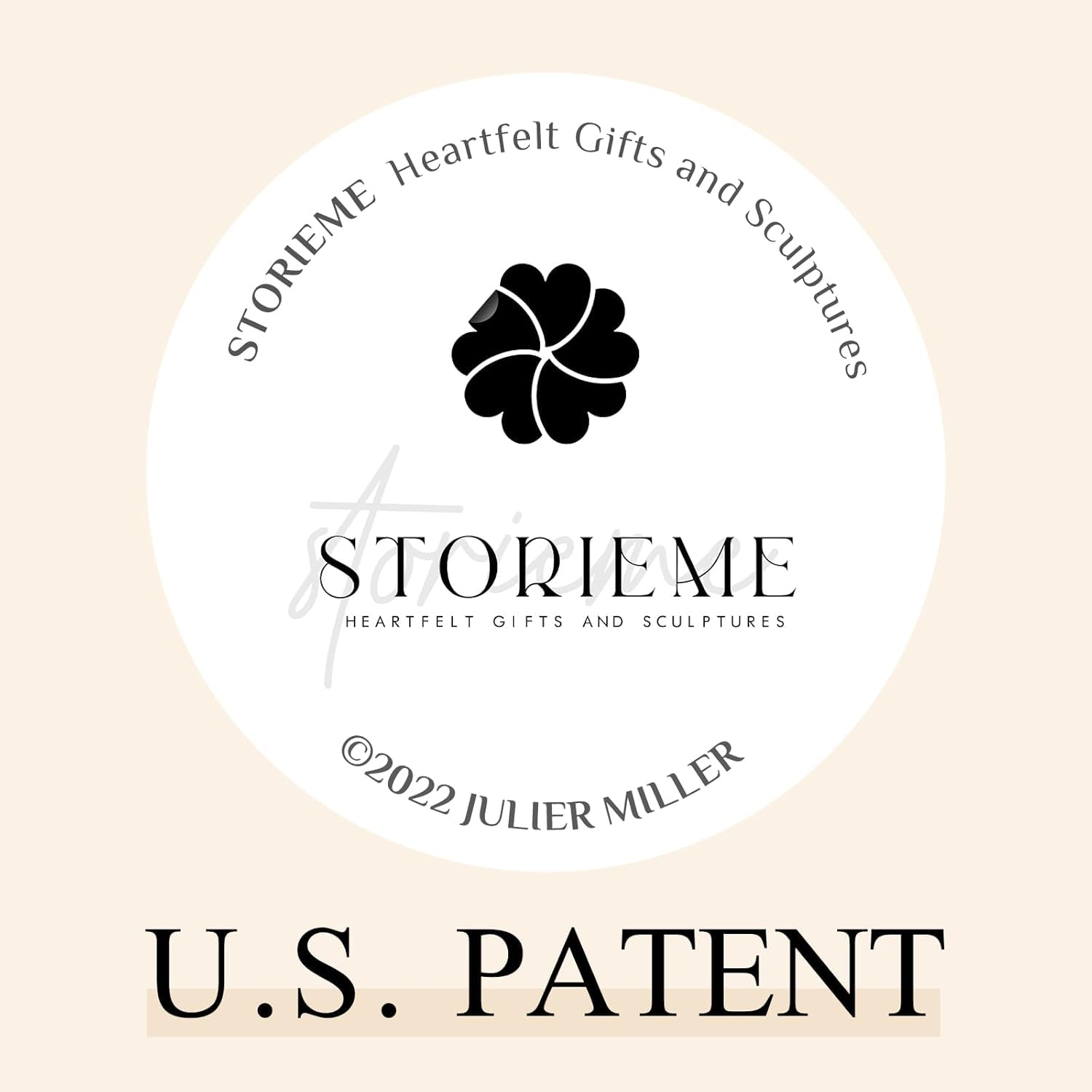 Storieme backside profile view showing stable base and compact silhouette for shelf placement