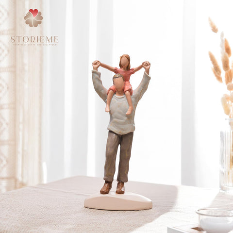 Storieme on bedside table beside lamp, creates comforting keepsake