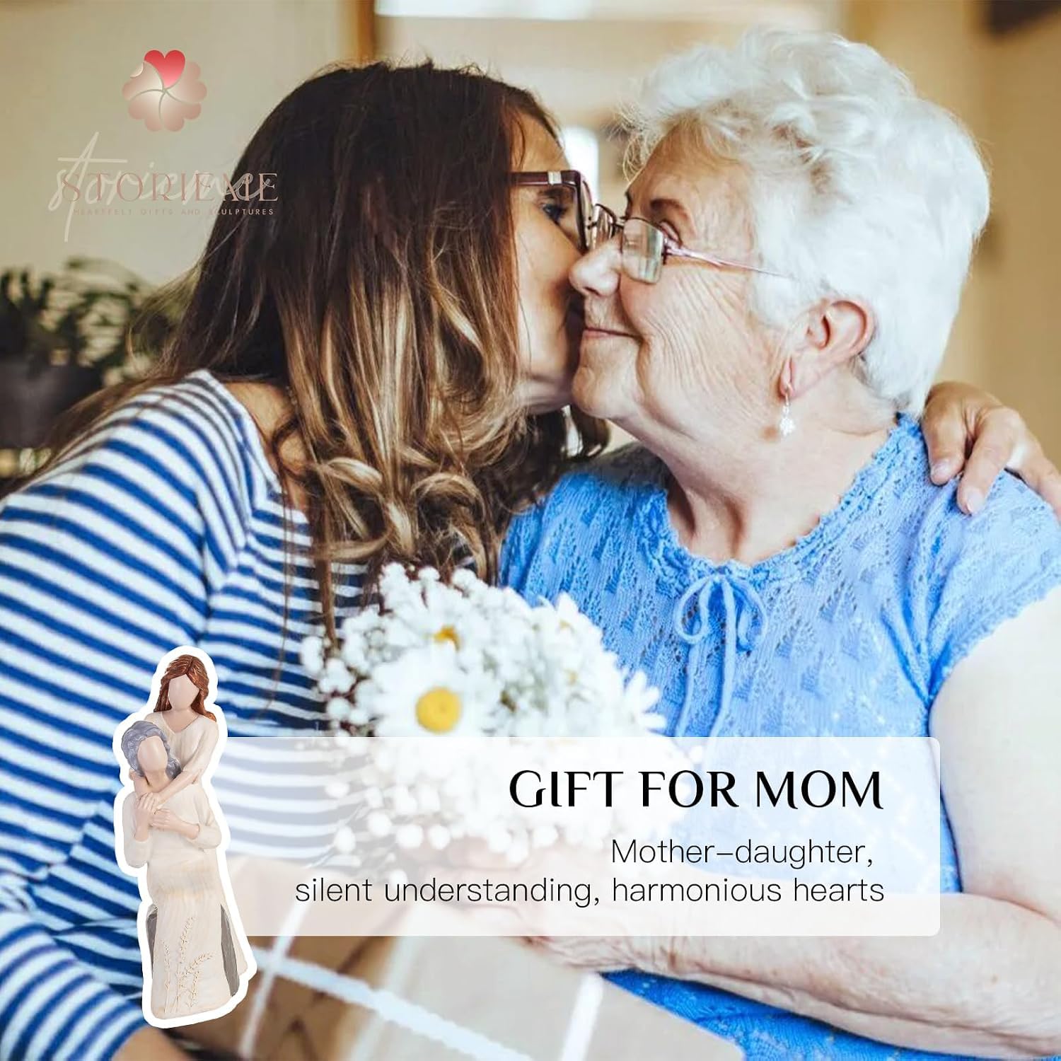 Storieme boxed gift with enclosed card ready to present for birthdays or Mother's Day