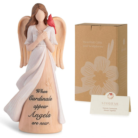 Storieme Cardinal Angel front view showing comforting presence and stable design
