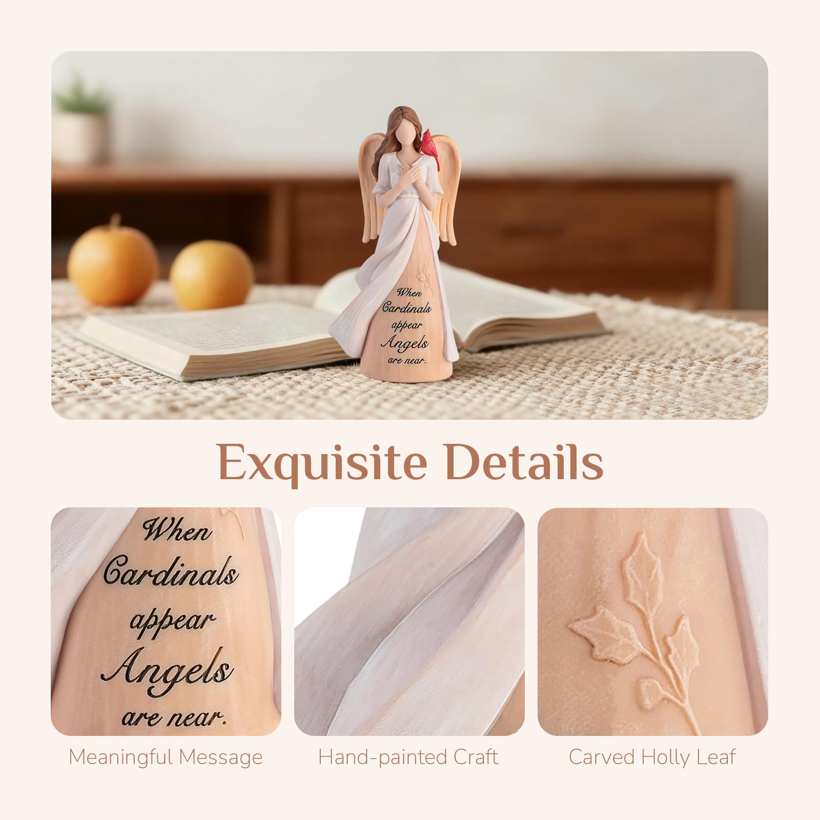 Storieme Cardinal Angel side profile illustrating silhouette and calming tones