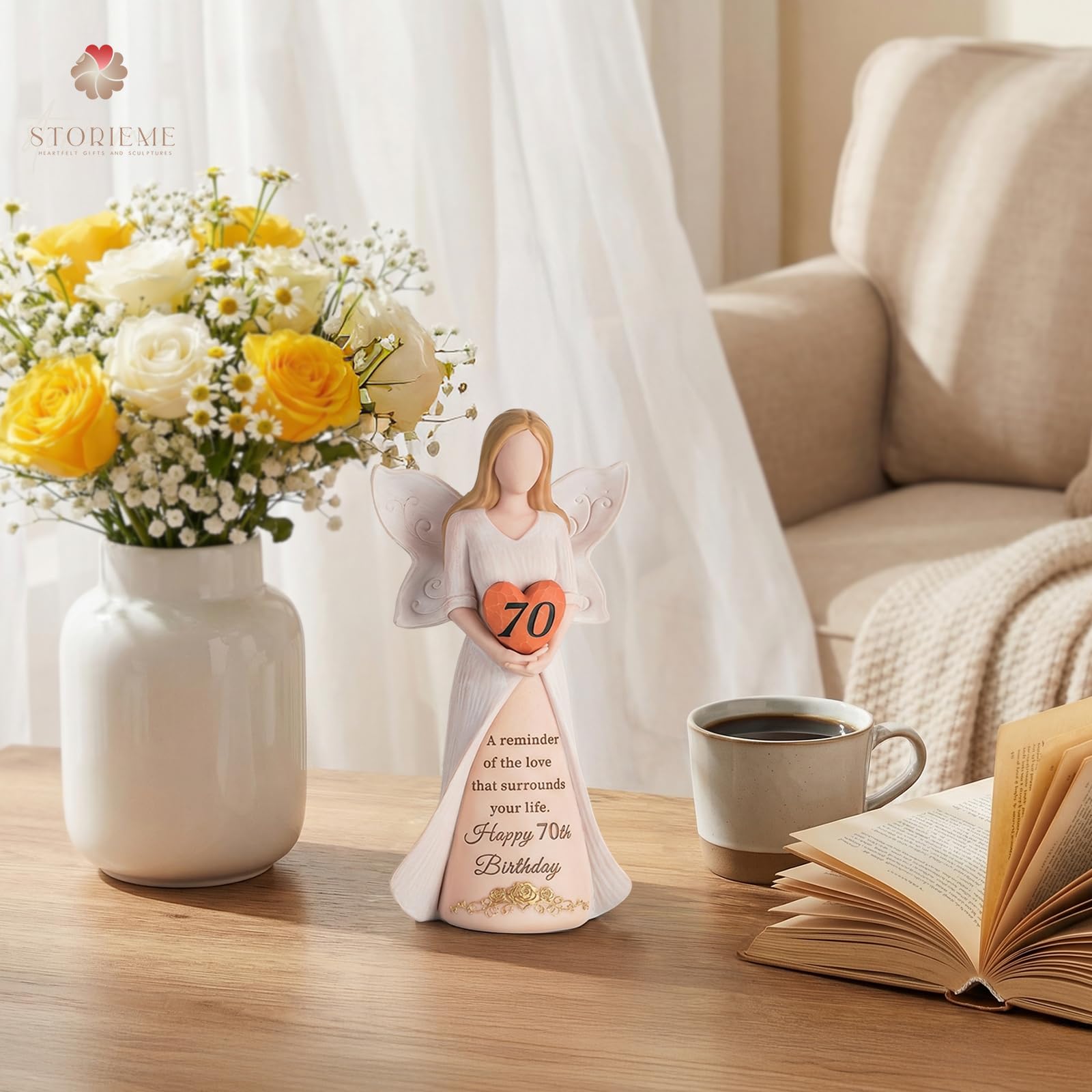 Storieme in glass cabinet showing protected display and cherished keepsake appeal