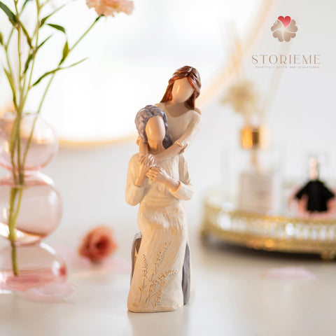 Storieme displayed on a shelf blending with decor and offering daily sentimental reminder