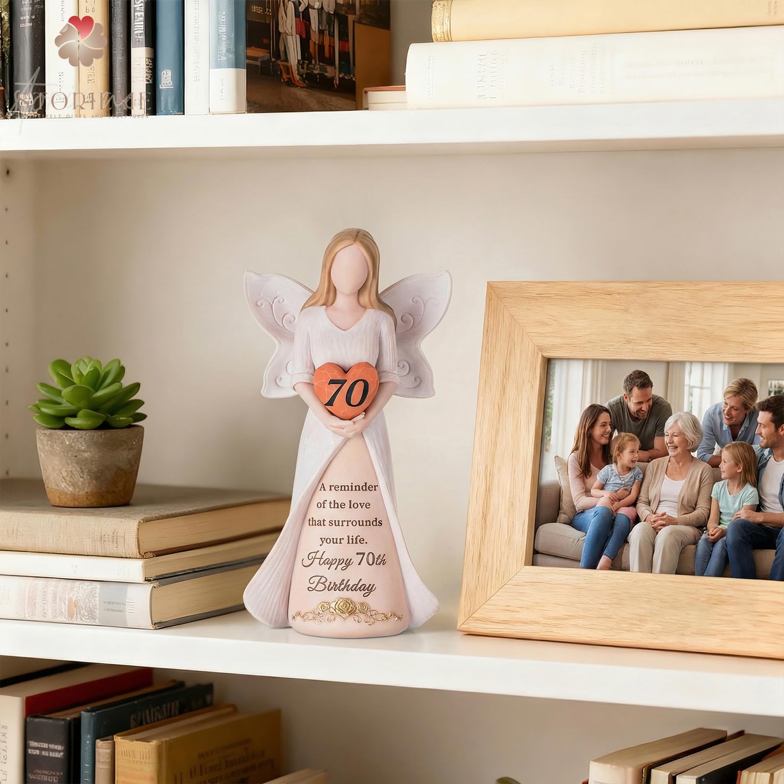 Storieme with included card portraying heartfelt message and ready-gift convenience