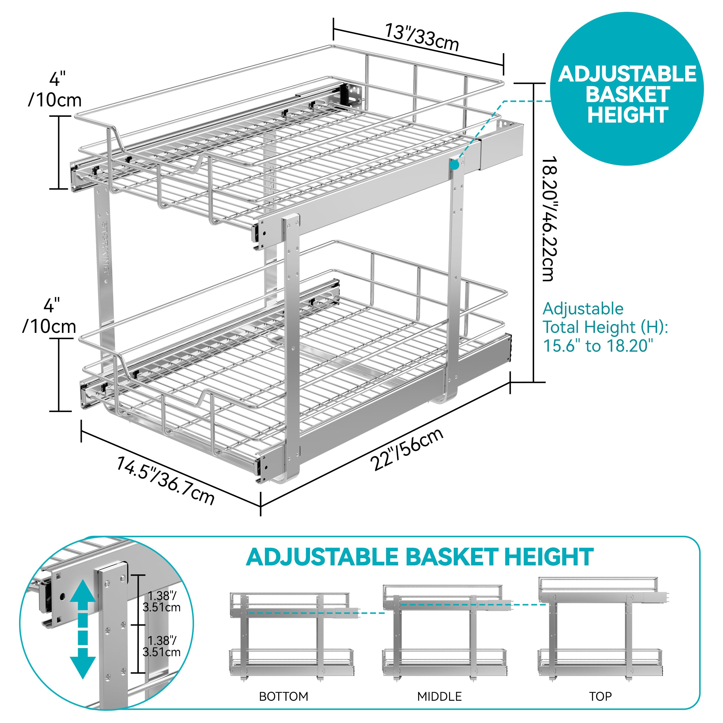 STORKING close-up of wire mesh and crossbars for durable support