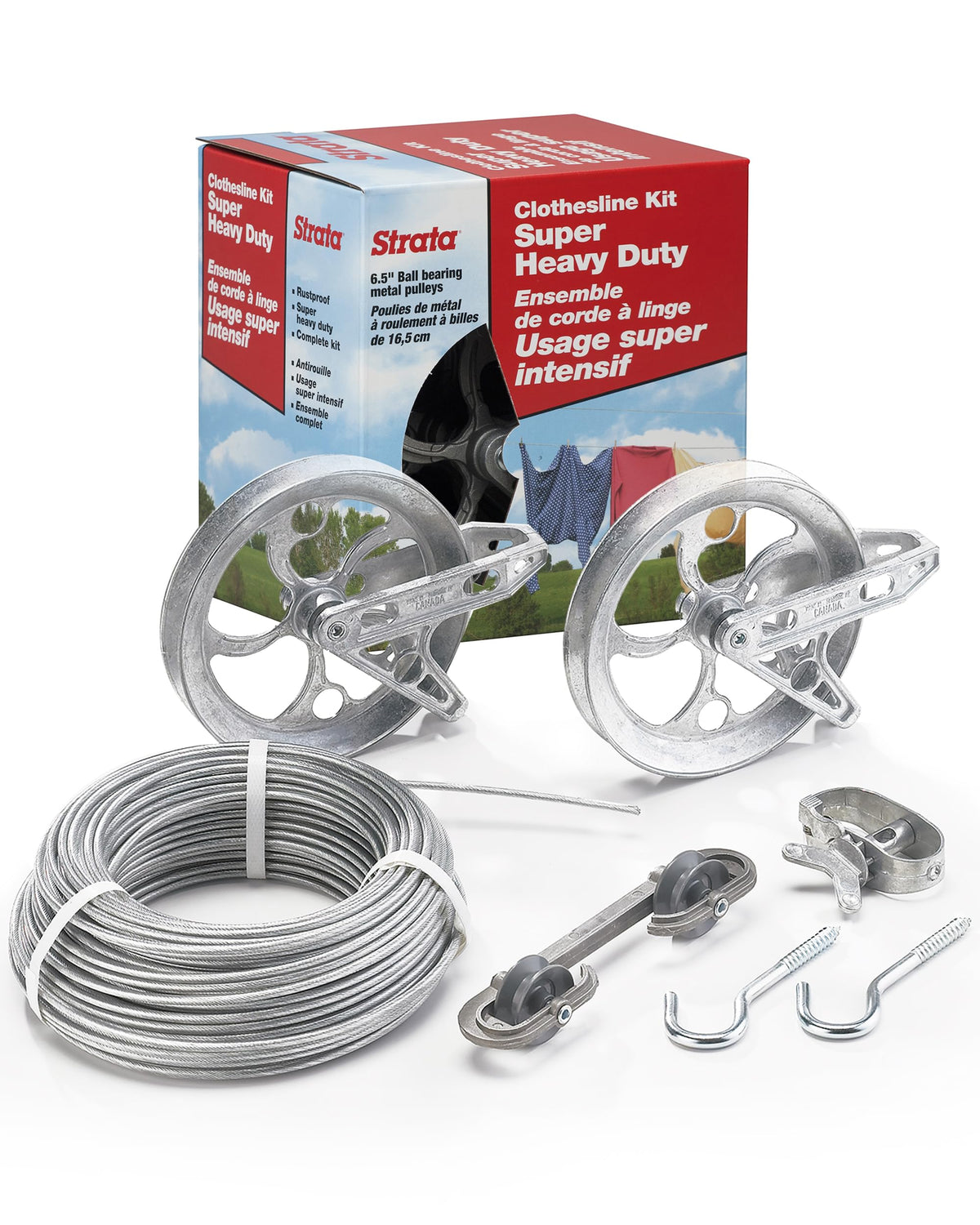 STRATA front packaging showing kit contents and durable build benefit