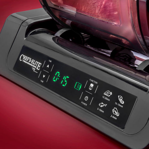 STX International unit in use with chicken demonstrating fast infusion and even flavoring