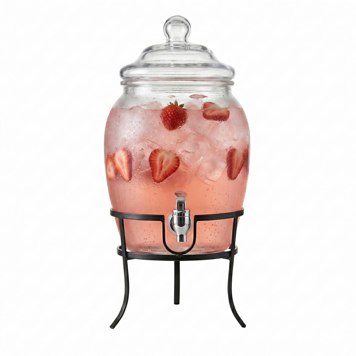 Style Setter front view showing elegant glass jug and easy serving benefit