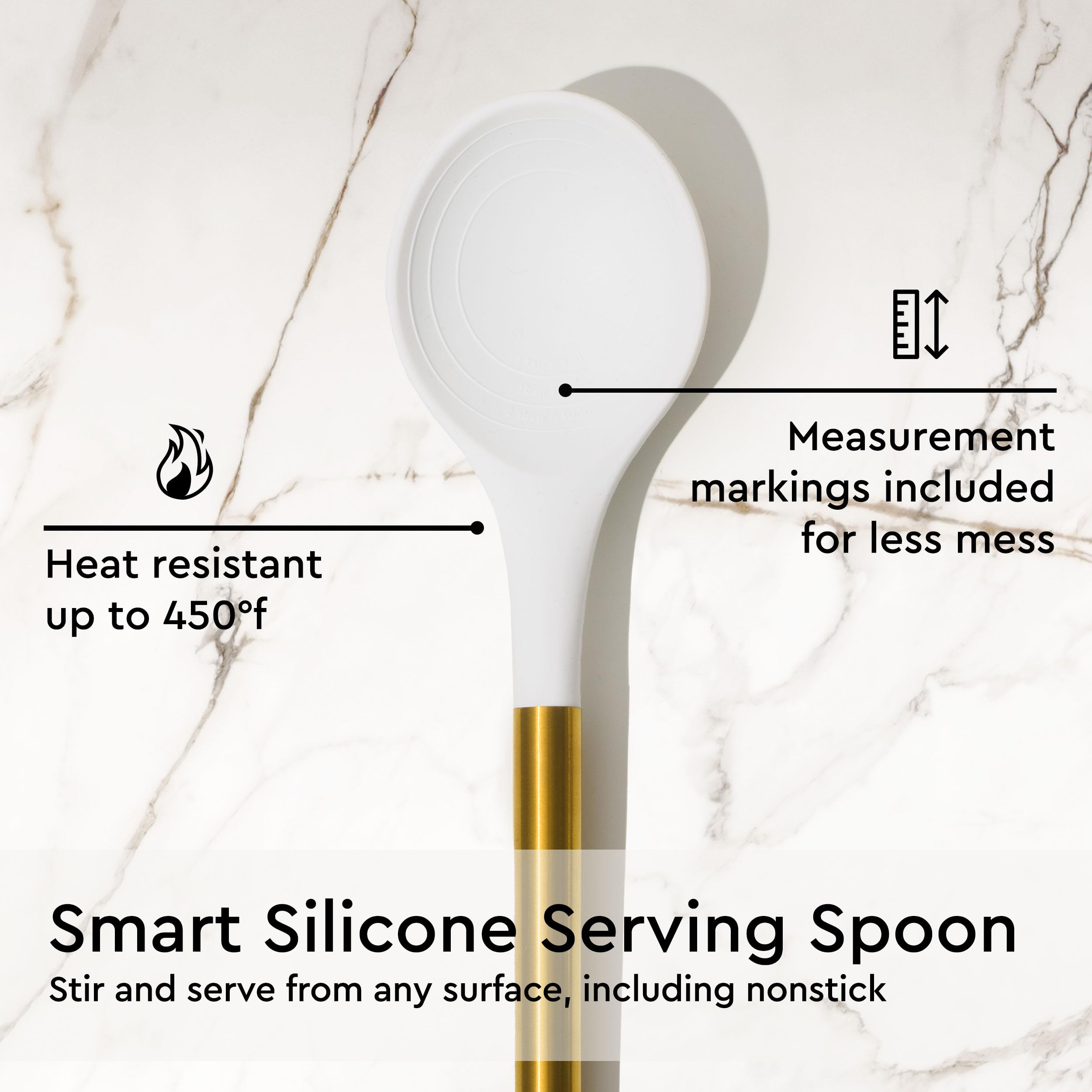 STYLED SETTINGS using the slotted turner to flip an egg cleanly and gently