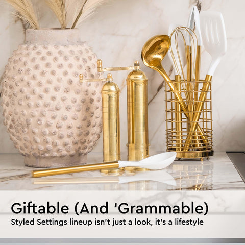 STYLED SETTINGS set styled in modern kitchen to add cohesive decorative benefit