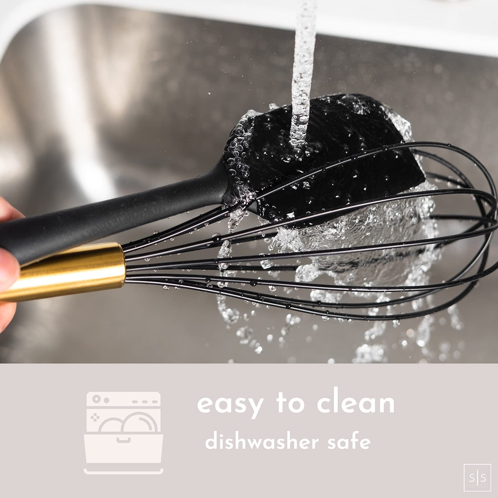 STYLED SETTINGS nylon heads texture protecting pans and resisting stains during cooking
