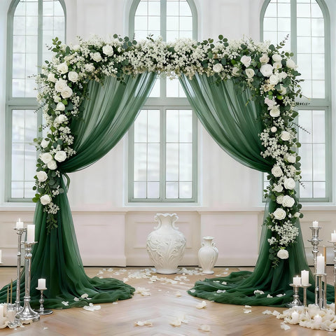 Suaycy wedding centerpiece using mix for full natural-looking tablescape