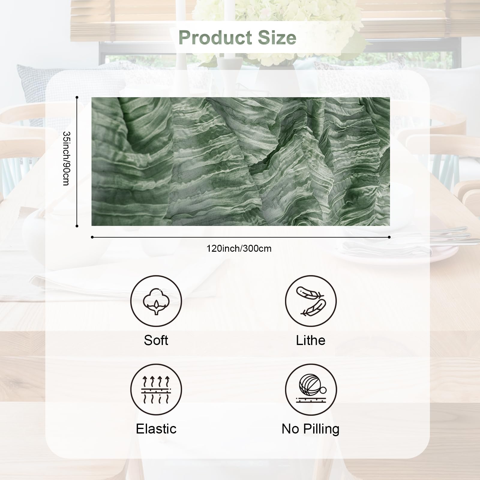 SuBleer draped on a kitchen table showing casual everyday styling benefits