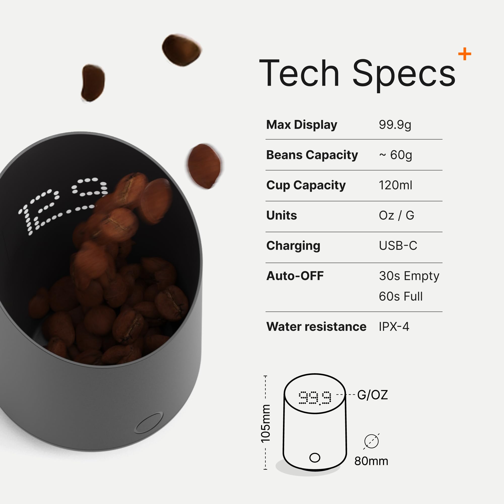 Subminimal SubScale label and texture detail showing matte finish and premium build quality