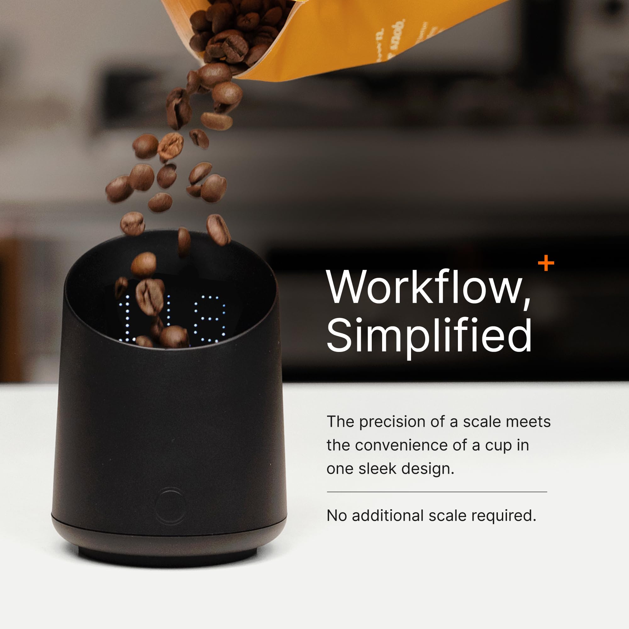 Subminimal SubScale Tritan cup close-up showing food-safe material and durable, stain-resistant surface