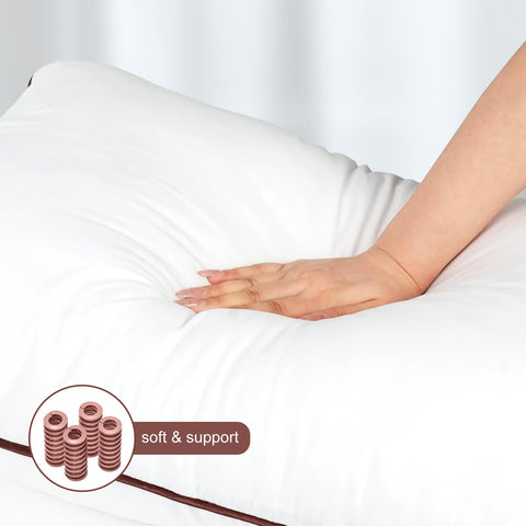 Subrcamos close-up of 3D microfiber fill highlighting plush texture and support