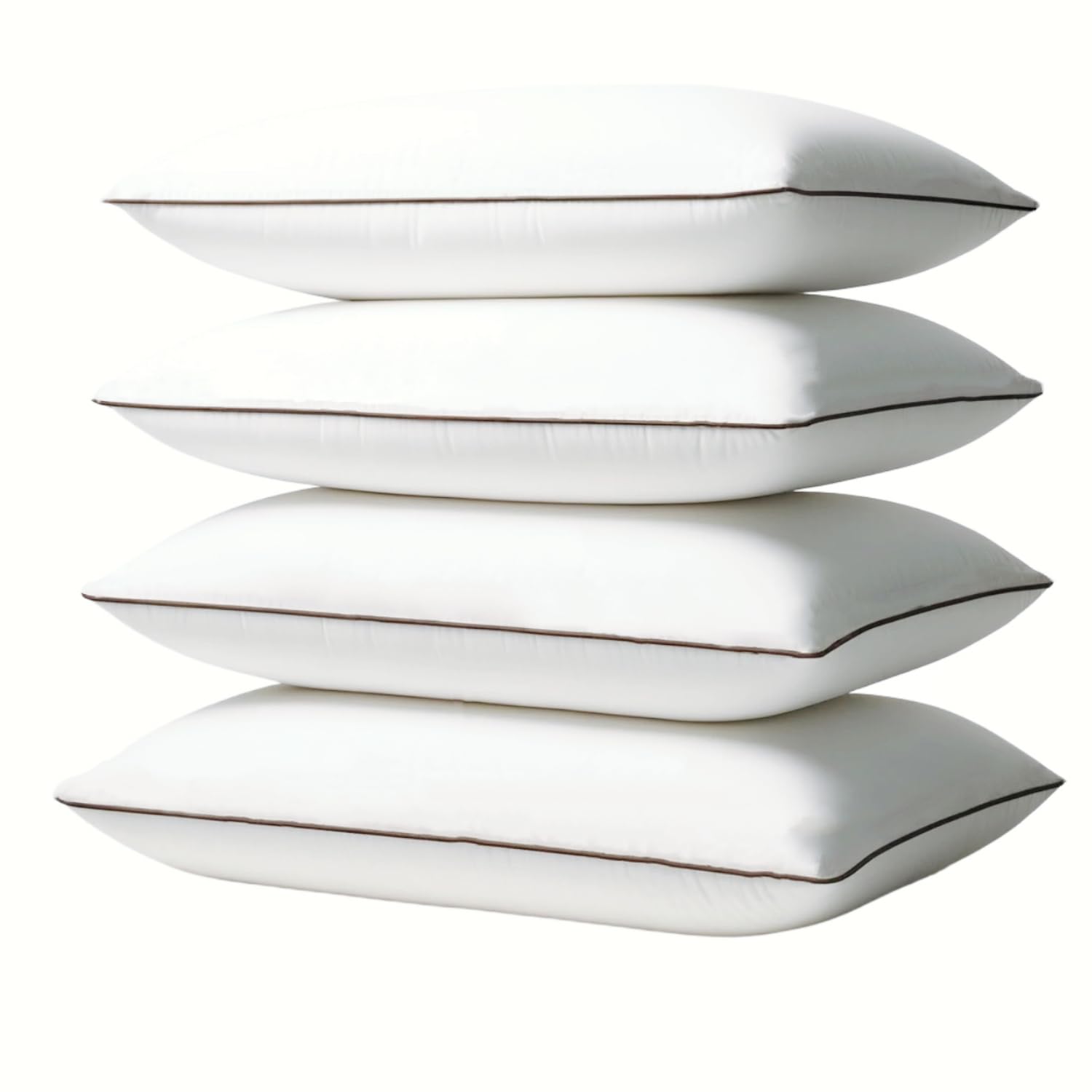 Subrcamos front view of queen pillow set showing neat packaging and luxury look
