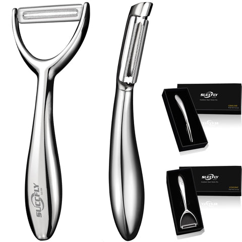 SUCCFLY lifestyle shot on kitchen counter showing durable stainless tools for everyday cooking benefit