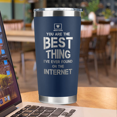SUCHAGIFT gift-wrapped tumbler as a present idea for anniversaries and birthdays