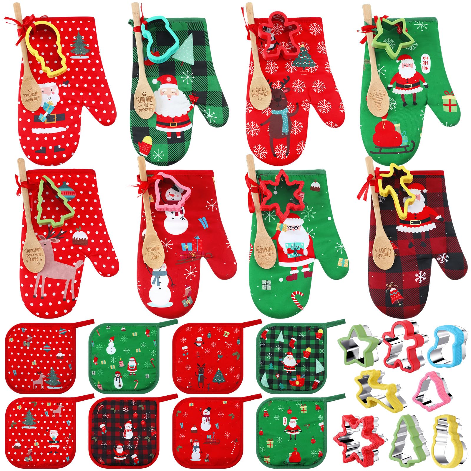 Suclain front packaging showing full 32-piece festive baking set and convenience